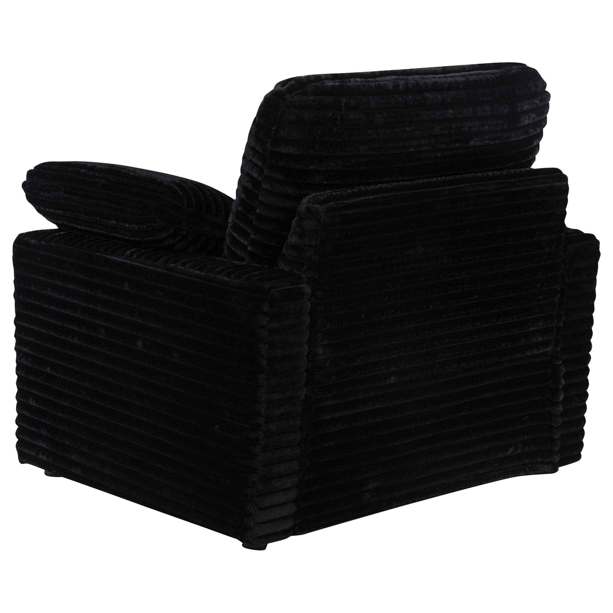 Collins Black Upholstered Power Recliner Chair by Coaster at Eve Furniture
