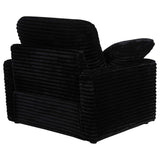 Collins Black Upholstered Power Recliner Chair by Coaster at Eve Furniture