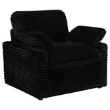Collins Black Upholstered Power Recliner Chair by Coaster at Eve Furniture