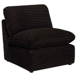 Collins Chocolate Brown 5-piece Modular Power Reclining Sectional by Coaster at Eve Furniture