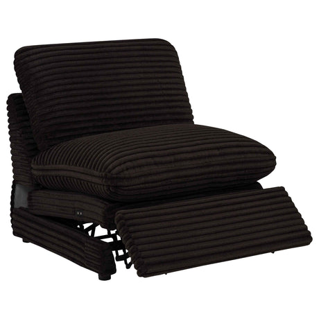 Collins Chocolate Brown 5-Piece Power Reclining Home Theater Seating by Coaster at Eve Furniture