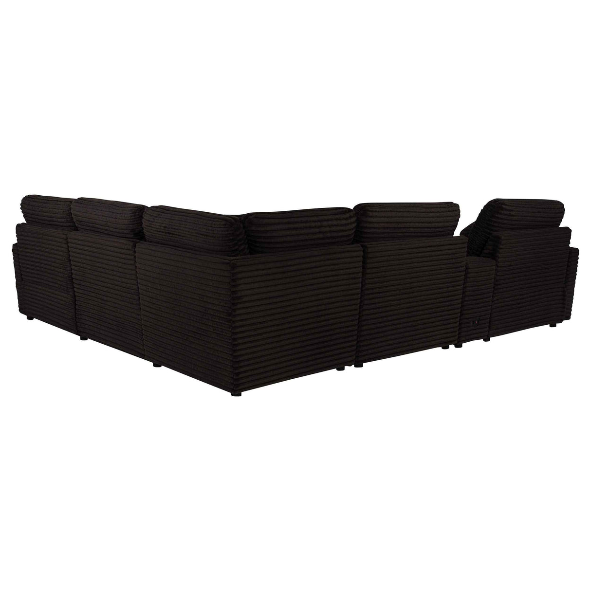 Collins Chocolate Brown 6-piece Modular Power Reclining Sectional by Coaster at Eve Furniture