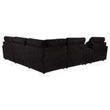 Collins Chocolate Brown 6-piece Modular Power Reclining Sectional by Coaster at Eve Furniture