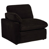 Collins Chocolate Brown Modular Power Loveseat by Coaster at Eve Furniture