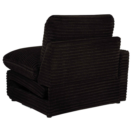 Collins Chocolate Brown Modular Power Loveseat by Coaster at Eve Furniture