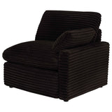 Collins Chocolate Brown Modular Power Loveseat by Coaster at Eve Furniture