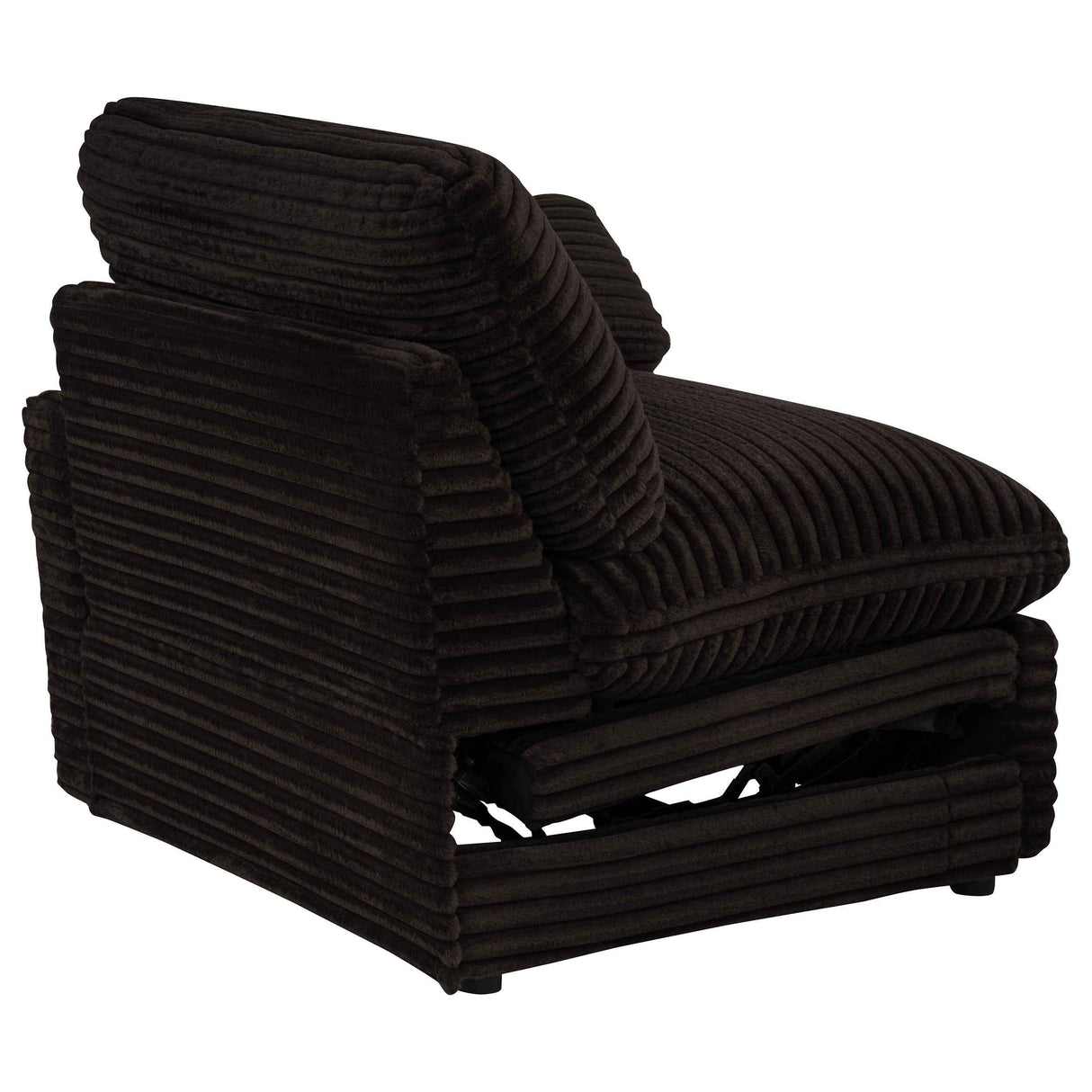 Collins Chocolate Brown Modular Power Loveseat by Coaster at Eve Furniture