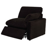Collins Chocolate Brown Modular Power Sofa by Coaster at Eve Furniture