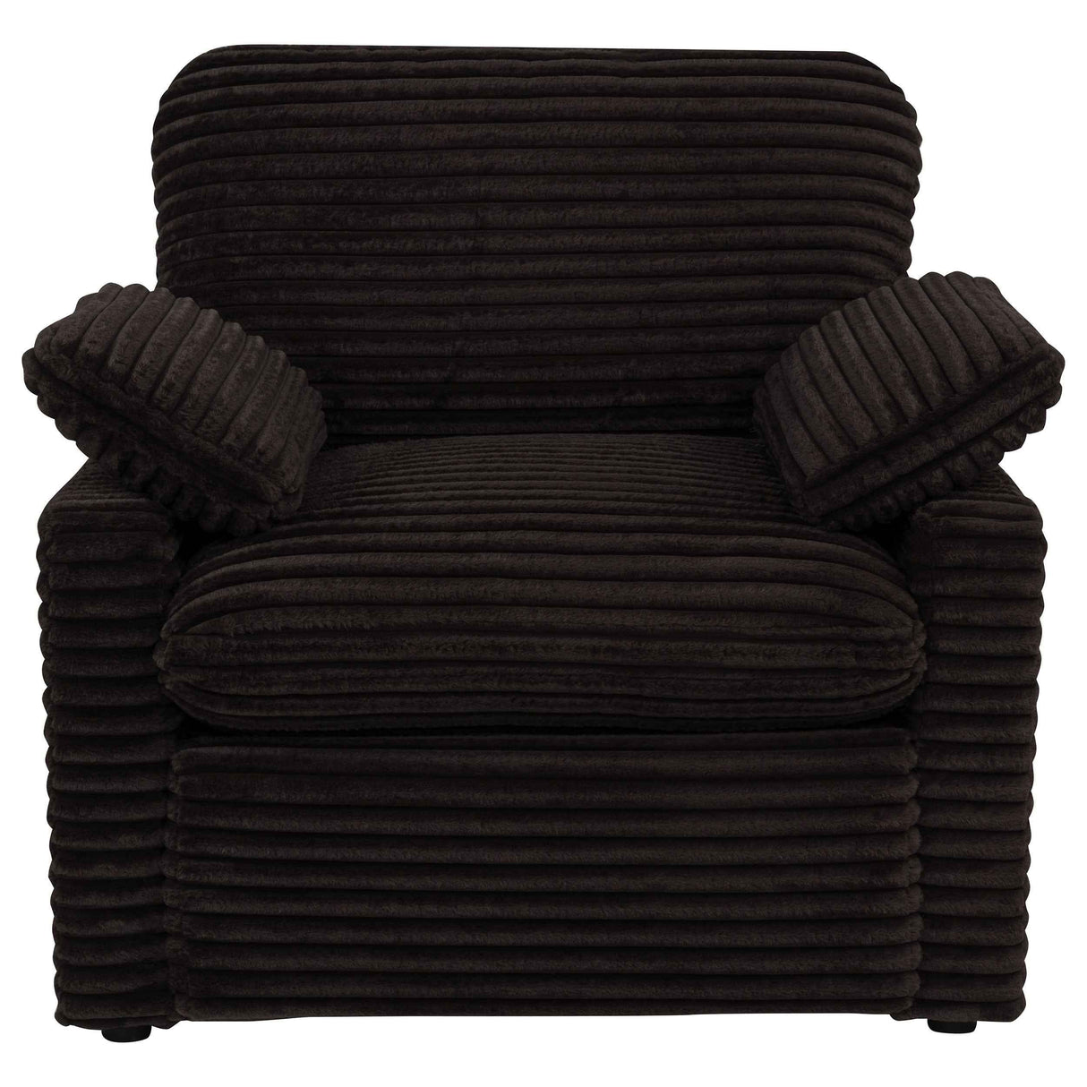 Collins Chocolate Brown Upholstered Power Recliner Chair by Coaster at Eve Furniture