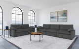 Collins Dark Gray Modular Power Reclining Loveseat by Coaster at Eve Furniture