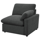 Collins Dark Gray Modular Power Reclining Loveseat by Coaster at Eve Furniture