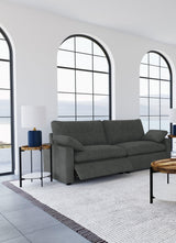Collins Dark Gray Modular Power Reclining Loveseat by Coaster at Eve Furniture
