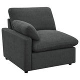 Collins Dark Gray Modular Power Reclining Loveseat by Coaster at Eve Furniture