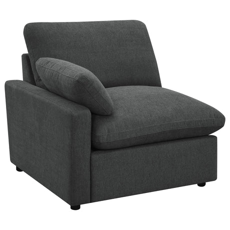 Collins Dark Gray Modular Power Reclining Loveseat by Coaster at Eve Furniture