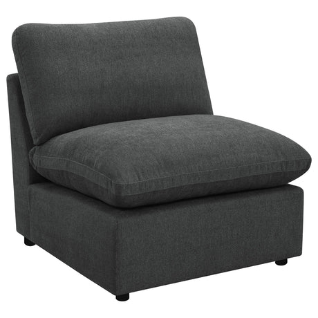 Collins Dark Gray Modular Power Reclining Sofa by Coaster at Eve Furniture