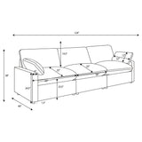 Collins Dark Gray Modular Power Reclining Sofa by Coaster at Eve Furniture