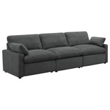 Collins Dark Gray Modular Power Reclining Sofa by Coaster at Eve Furniture