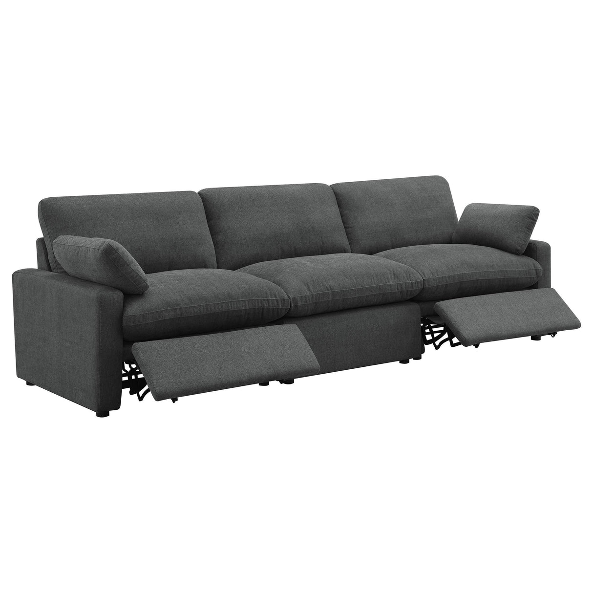 Collins Dark Gray Modular Power Reclining Sofa by Coaster at Eve Furniture
