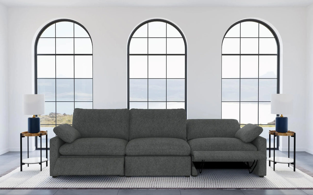 Collins Dark Gray Modular Power Reclining Sofa by Coaster at Eve Furniture