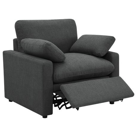 Collins Dark Gray Power Recliner Chair by Coaster at Eve Furniture