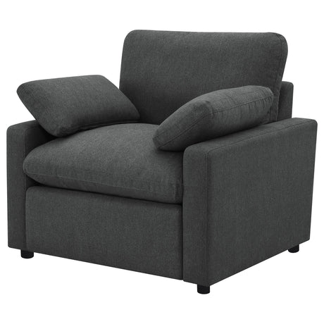 Collins Dark Gray Power Recliner Chair by Coaster at Eve Furniture