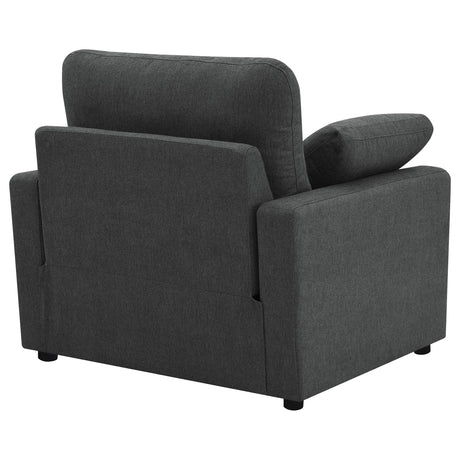 Collins Dark Gray Power Recliner Chair by Coaster at Eve Furniture