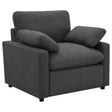 Collins Dark Gray Power Recliner Chair by Coaster at Eve Furniture