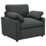 Collins Dark Gray Power Recliner Chair by Coaster at Eve Furniture
