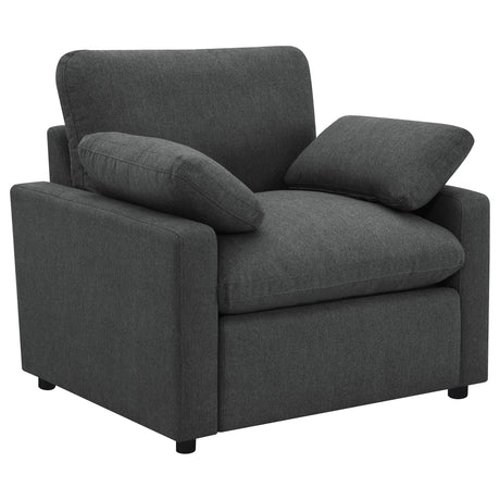 Collins Dark Gray Power Recliner Chair by Coaster at Eve Furniture