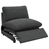 Collins Dark Grey 5-Piece Modular Power Reclining Sectional by Coaster at Eve Furniture
