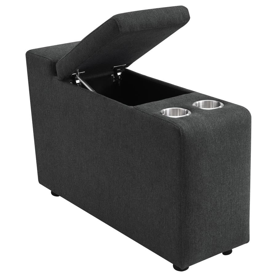 Collins Dark Grey 5-Piece Power Reclining Home Theater Seating