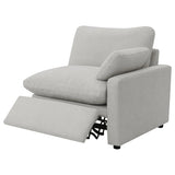 Collins Gray 5-Piece Modular Power Reclining Sectional Sofa by Coaster at Eve Furniture