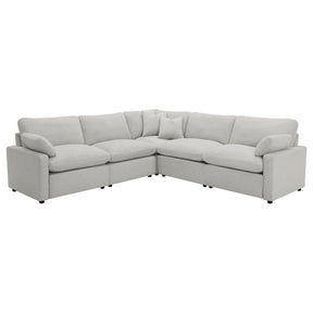 Collins Gray 5-Piece Modular Power Reclining Sectional Sofa by Coaster at Eve Furniture