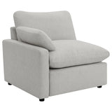 Collins Gray 5-Piece Modular Power Reclining Sectional Sofa by Coaster at Eve Furniture