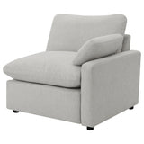 Collins Gray 5-Piece Modular Power Reclining Sectional Sofa by Coaster at Eve Furniture