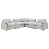 Collins Gray 7-Piece Modular Power Reclining Sectional by Coaster at Eve Furniture