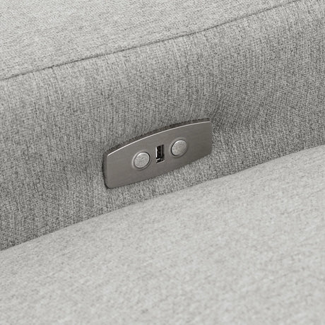 Collins Gray Modular Power Reclining Sofa by Coaster at Eve Furniture