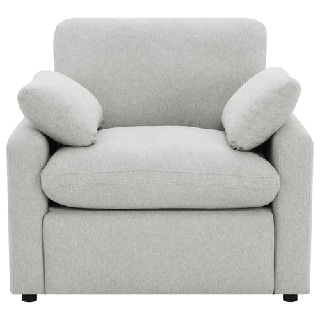 Collins Grey Upholstered Power Recliner Chair by Coaster at Eve Furniture