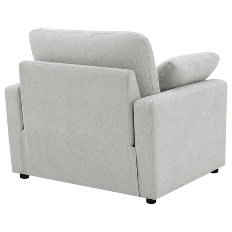 Collins Grey Upholstered Power Recliner Chair by Coaster at Eve Furniture