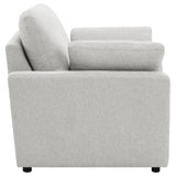 Collins Grey Upholstered Power Recliner Chair by Coaster at Eve Furniture