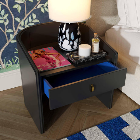 Collins Lacquer Nightstand by TOV Furniture at Eve Furniture