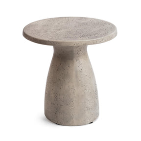 CollinsLight Gray 16" Round Outdoor Accent Table by Classic Home at Eve Furniture