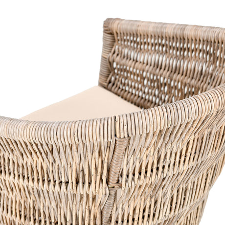 Collins Natural/Sand Outdoor Dining Chair by Classic Home at Eve Furniture
