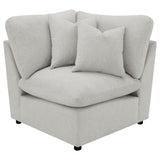 Collins Grey Upholstered Corner Chair