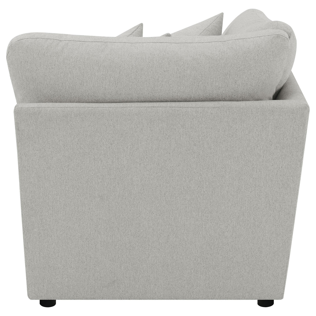 Collins Grey Upholstered Corner Chair