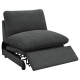 Collins Dark Grey 5-piece Modular Power Reclining Sectional by Coaster at Eve Furniture