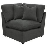 Collins Dark Grey 5-piece Modular Power Reclining Sectional by Coaster at Eve Furniture
