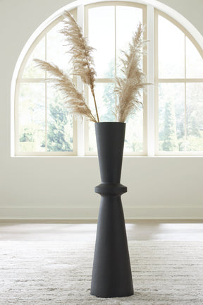 Collisten Black Vase by Ashley at Eve Furniture