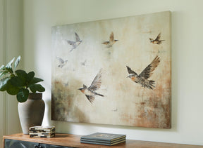 Collmund Gray/Brown Wall Art by Ashley at Eve Furniture