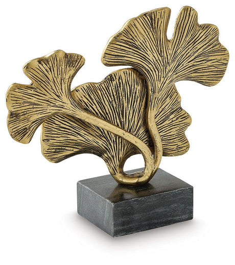 Collridge Gold Finish/Black Sculpture by Ashley at Eve Furniture